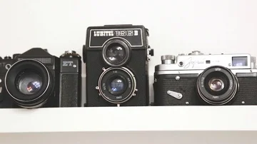 Retro Cameras Stock Footage 86135859