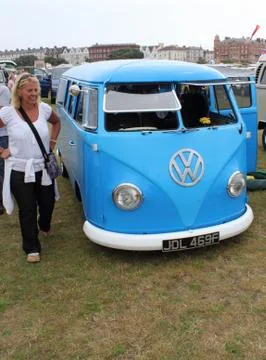 Retro campervans Stock Photos