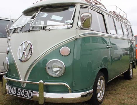 Retro campervans Stock Photos