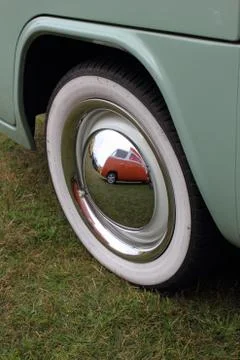 Retro campervans Stock Photos