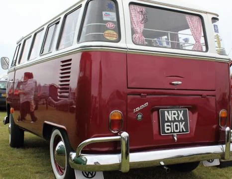 Retro campervans Stock Photos