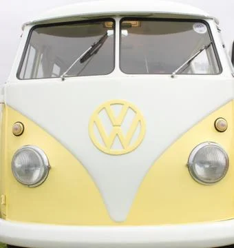 Retro campervans Stock Photos