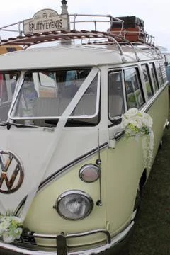 Retro campervans Stock Photos