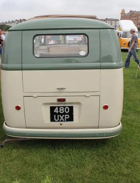Retro campervans Stock Photos