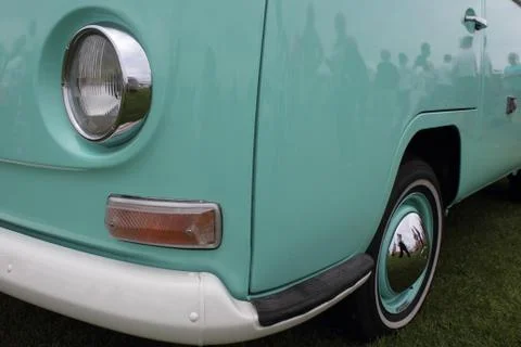 Retro campervans Stock Photos