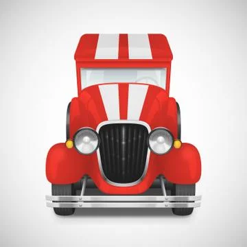 Retro car icon Stock Illustration