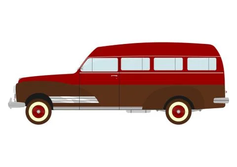 Retro car Stock Illustration