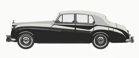 Retro car Stock Illustration