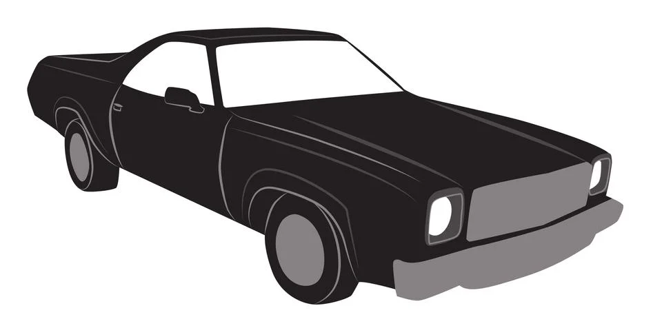 Retro car Stock Illustration