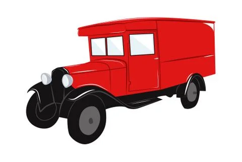 Retro car Illustration