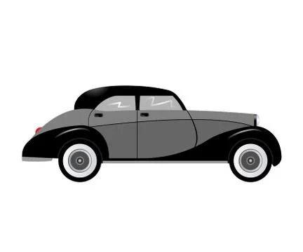 Retro car Stock Illustration