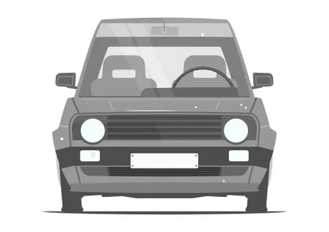 Retro car. Stock Illustration