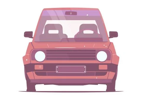 Retro car. Stock Illustration