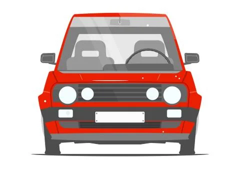 Retro car. Stock Illustration