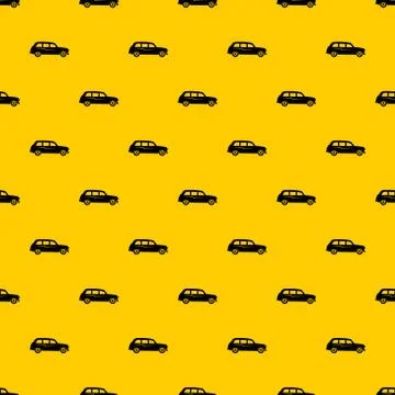 Retro car pattern vector イラスト素材