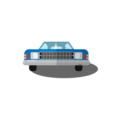 Retro car poster Stock Illustration
