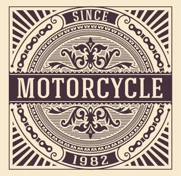 Retro card. Elements by layers. Stock Illustration