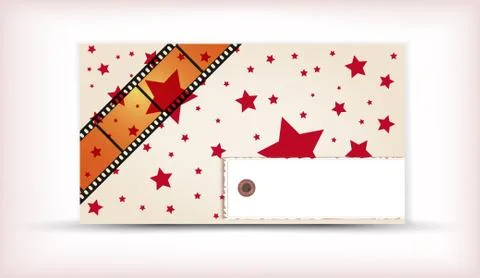 Retro Card Stock Illustration