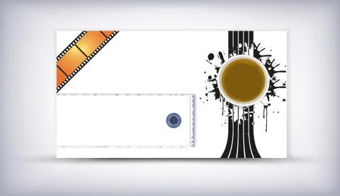 Retro Card Stock Illustration