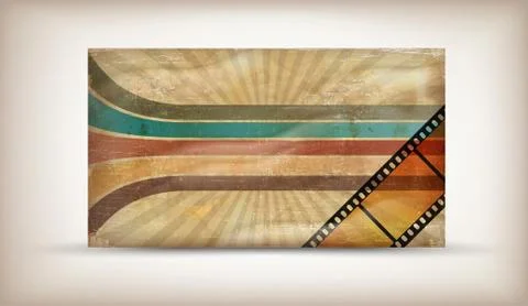 Retro Card Stock Illustration