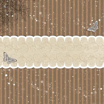 Retro card Stock Illustration