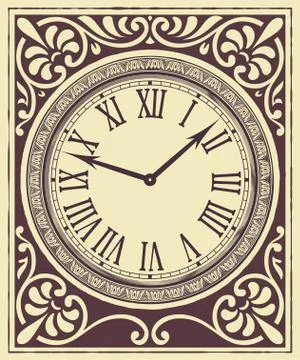 Retro card Stock Illustration