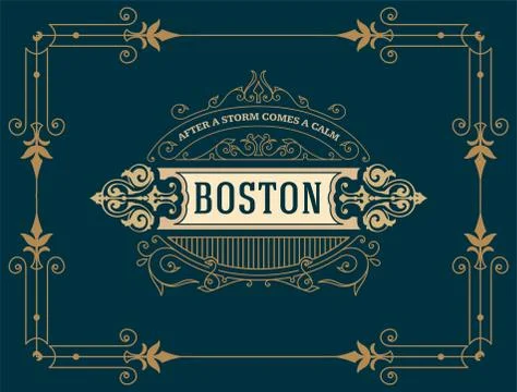 Retro card Illustrazione stock