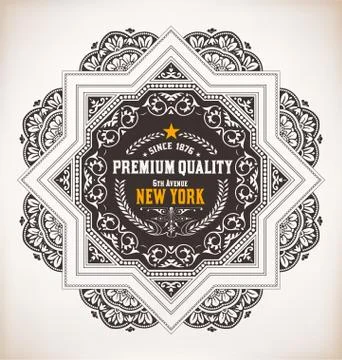 Retro card Stock Illustration