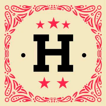 Retro card Stock Illustration