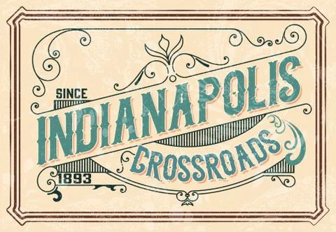 Retro card. Vector Stock Illustration