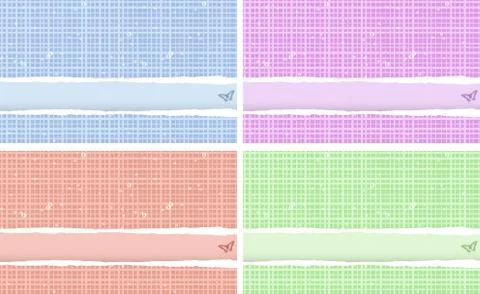 Retro cards Stock Illustration