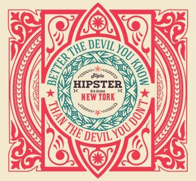 Retro cards set. Elements organized by layers. Stock Illustration