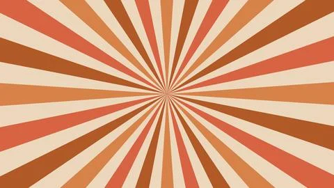 Retro carnival rays background, sunburst beams Stock Illustration