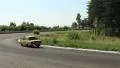 Retro cars racing, Volvo 142 and Soviet Russian Moskvitch 412 HD Footage