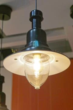 Retro chandelier light Stock Photos