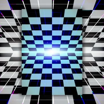 Retro checkerboard background Stock Illustration