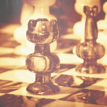 Retro chess Stock Photos