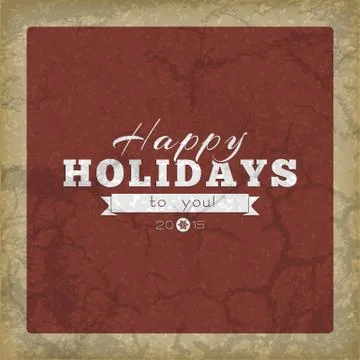 Retro christmas background Stock Illustration