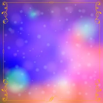 Retro Christmas Frame Stock Illustration