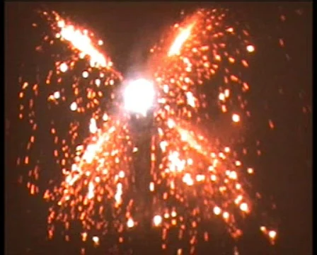 Retro Cine - Fireworks Stock Footage 752985