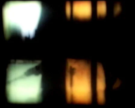Retro Cine - Jammed Ramping film. Multiple Clips Stock Footage