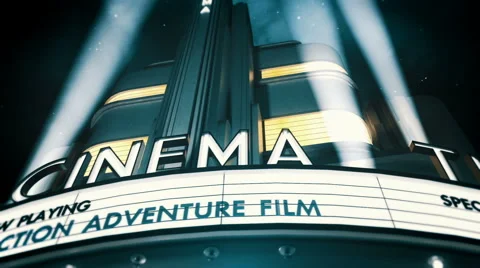 Retro Cinema Stock Footage 68767202