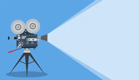 Retro cinema Video Camera Иллюстрация