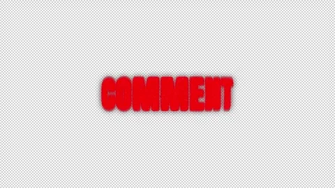 Retro Cinematic Comment Title Animation with Vintage Film Grain Stock Footage 330678807