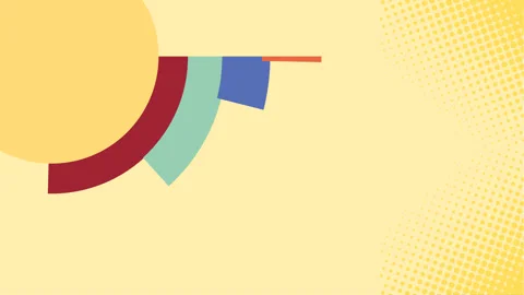 Retro Circle lines Animation Background Stock Footage 283667556