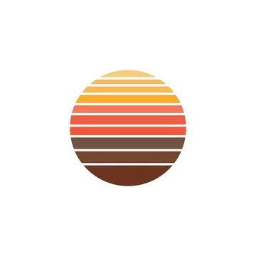 Retro circle vector Stock Illustration