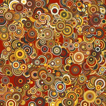 Retro circles backgrounds - vector illustration Stock Illustration