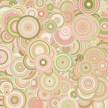 Retro circles backgrounds - vector illustration Stock Illustration