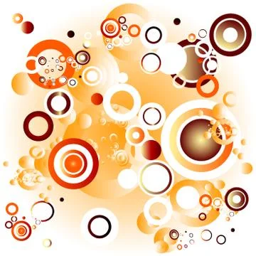 Retro circles Stock Illustration