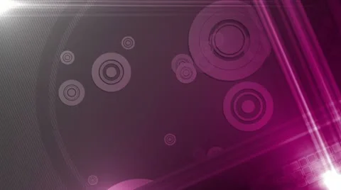 Retro Circles Pink Stock Footage 21225849